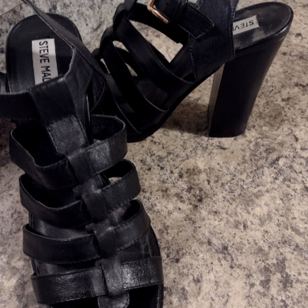 Steve Madden Gladiator Sandals Black